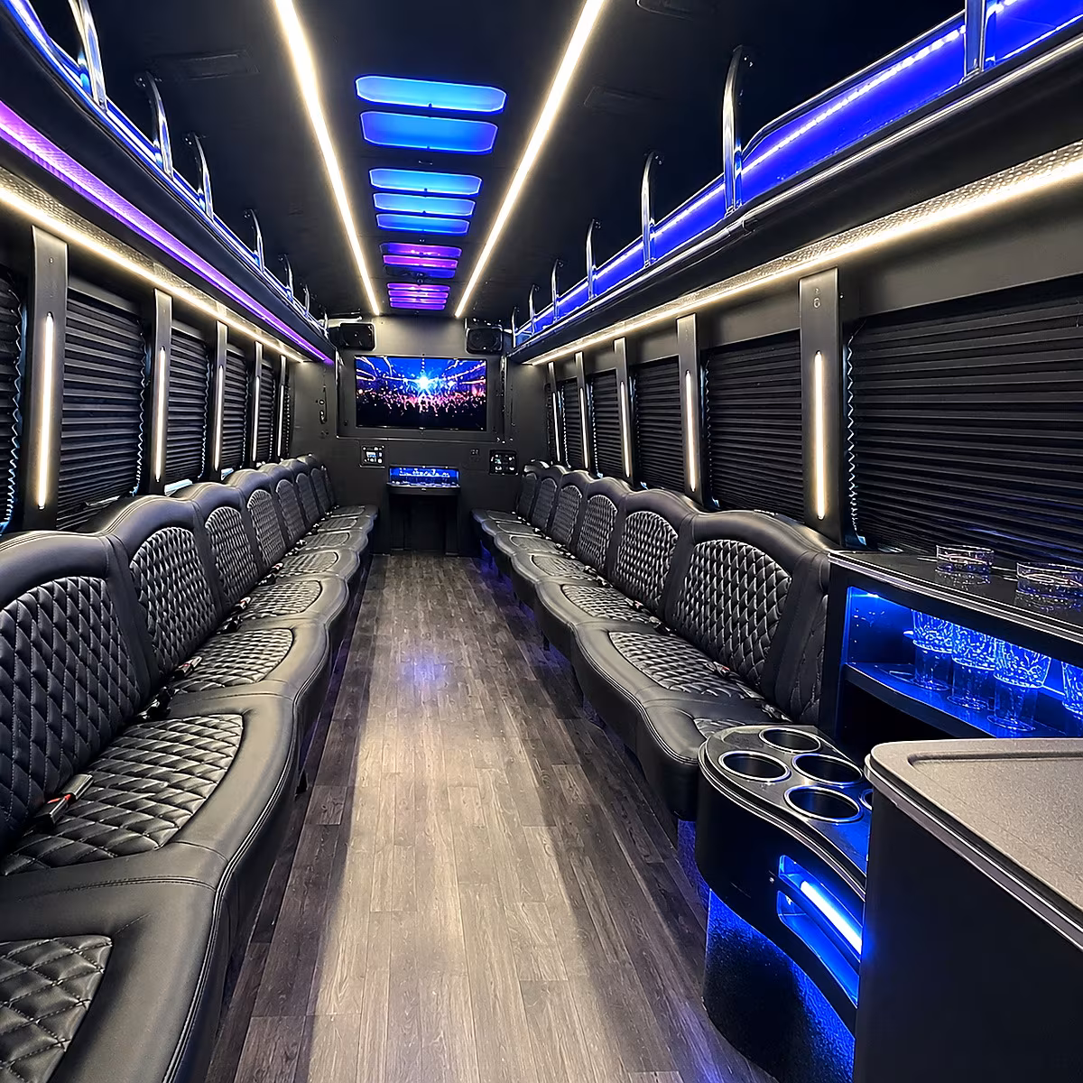 norwalk party bus interior