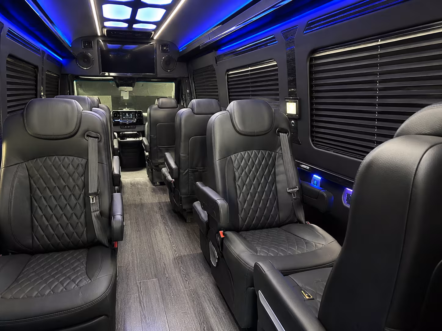 norwalk sprinter van with driver inside
